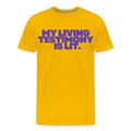 MY TESTIMONY IS LIT - sun yellow